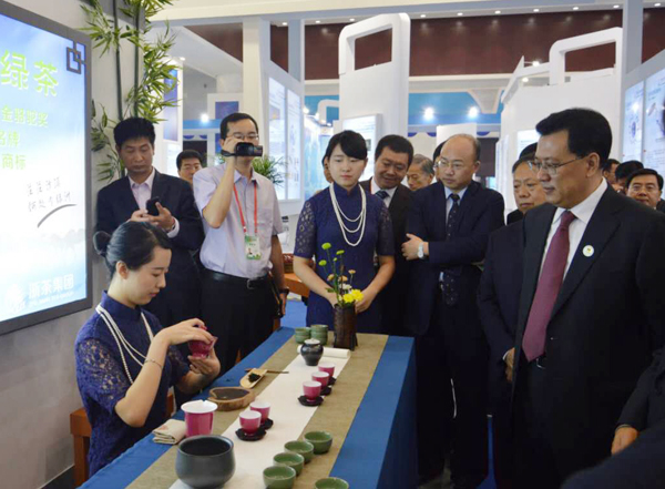 新丝路上“浙茶”香 ——米兰在线官网-米兰(中国)参展中阿博览会   　　