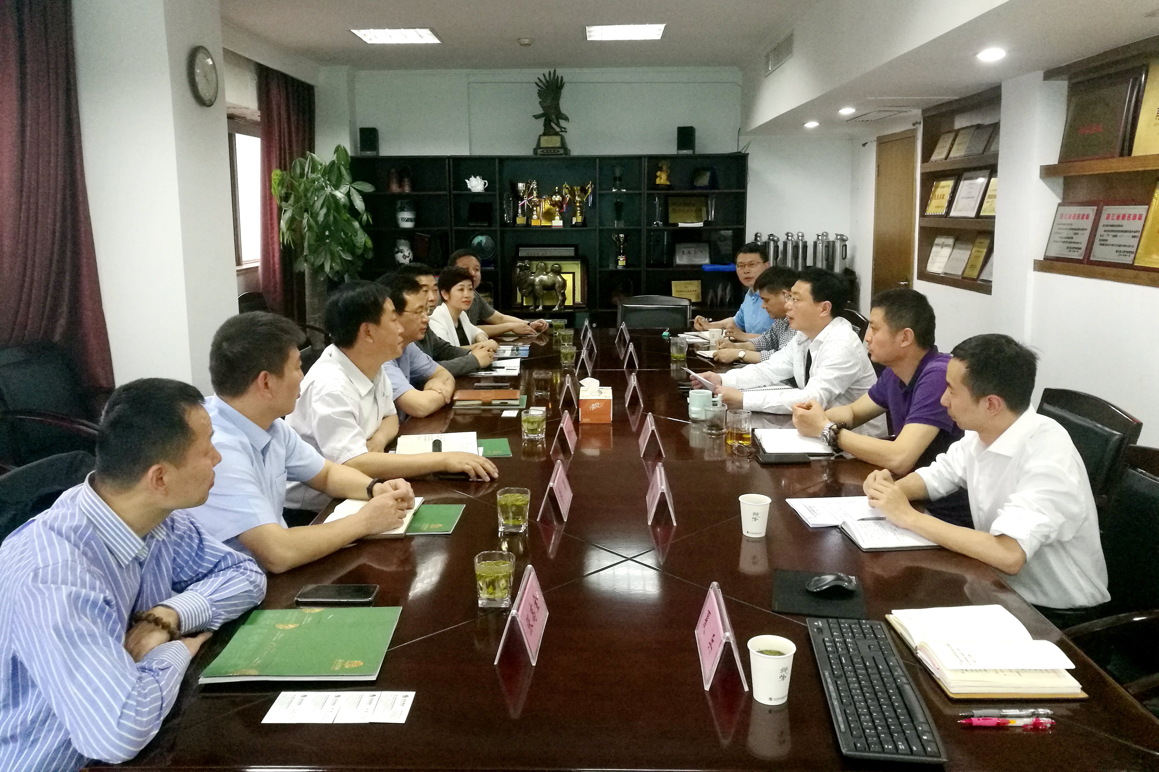 陕西省泾阳县委书记张渭一行莅临米兰在线官网-米兰(中国)考察交流