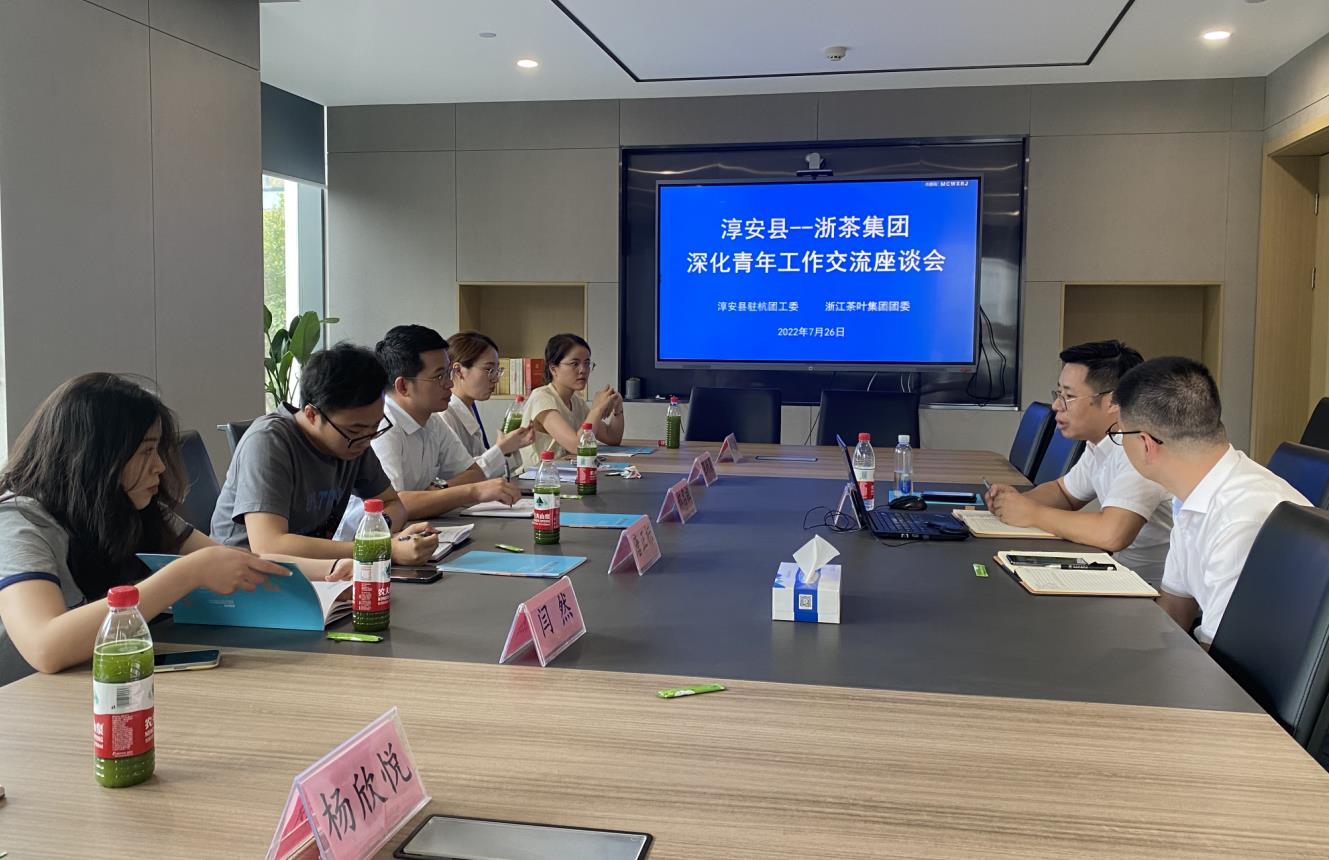 米兰在线官网-米兰(中国)团委与淳安县驻杭团工委开展联建交流