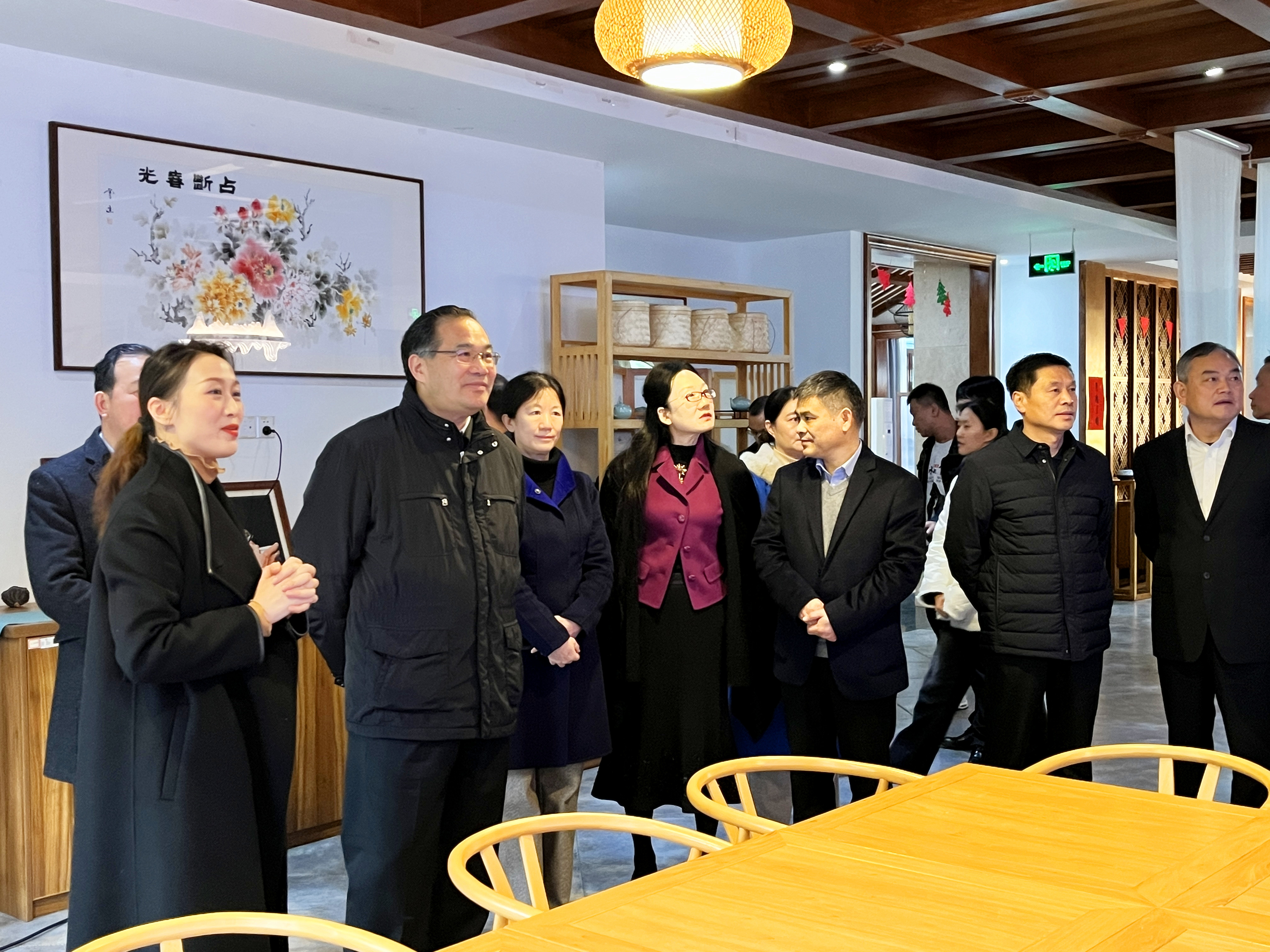 湖北省政协副主席马旭明一行莅临米兰在线官网-米兰(中国)考察交流