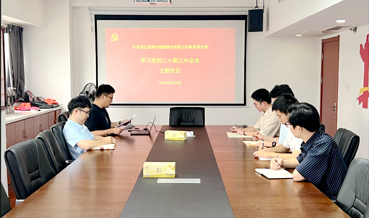 米兰在线官网-米兰(中国)财务部党支部开展学习党的二十届三中全会精神主题党日活动